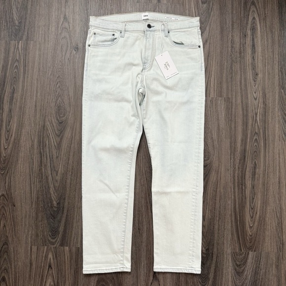 EDWIN MADDOX JEANS SLIM CROP LEG  Men's Size 33x27 OUTCAST WASH NWT MSRP $158 - Picture 4 of 10